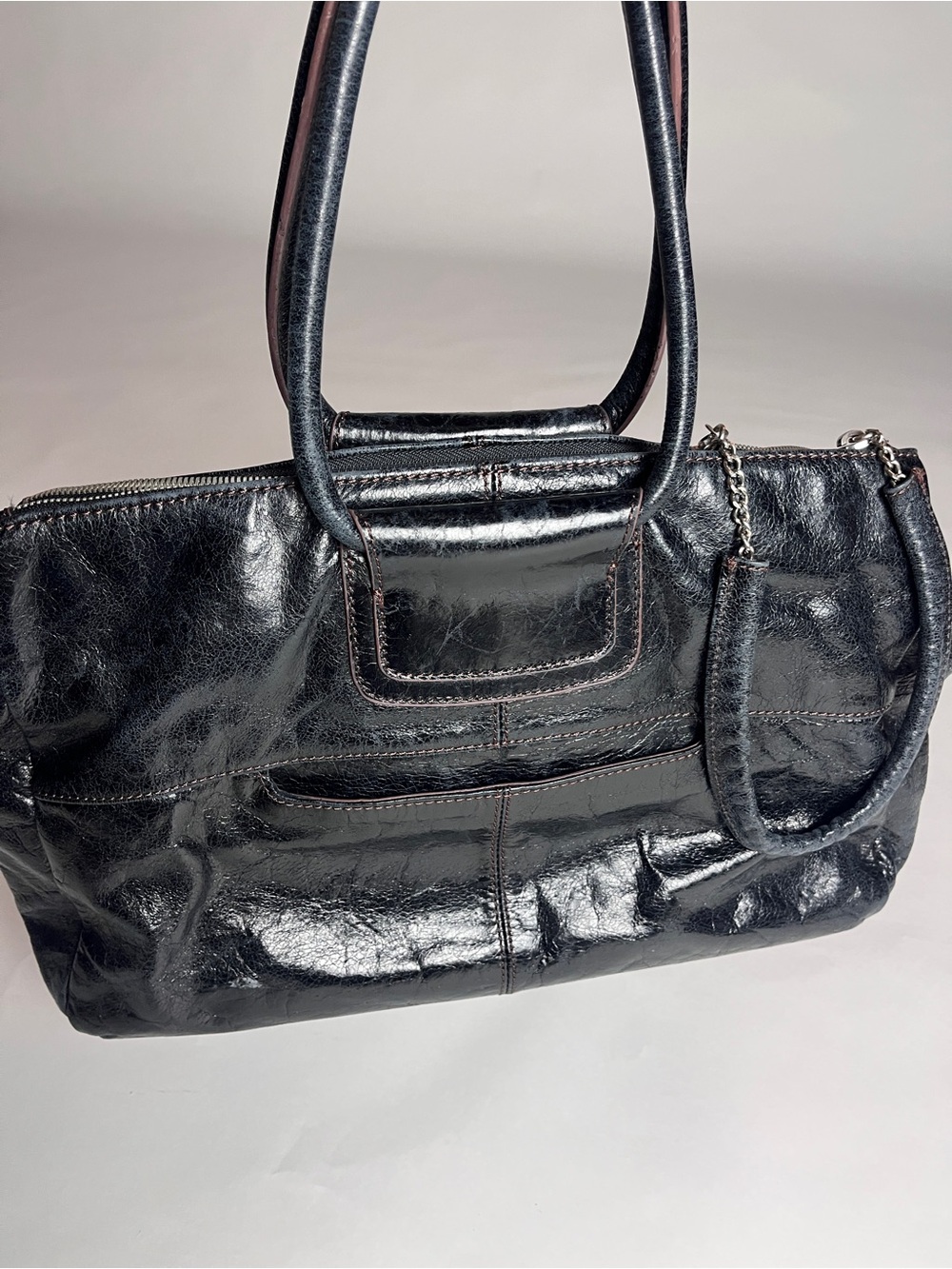 HOBO Black Leather Bag